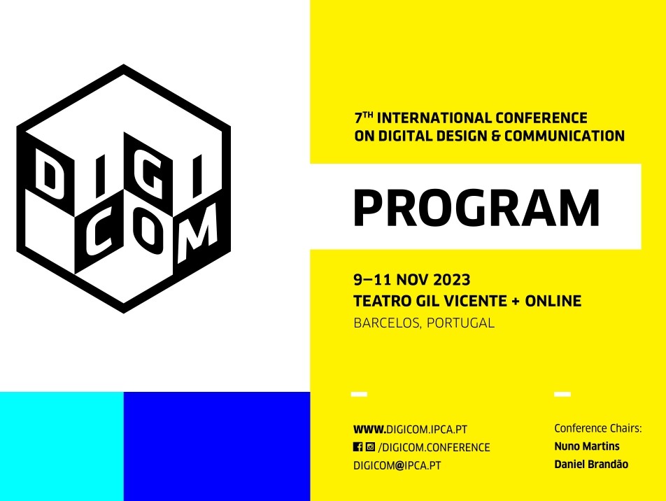Investigadores do CIAC marcam presença na Conferência Internacional de Design e Comunicação Digital (DIGICOM - 2023)